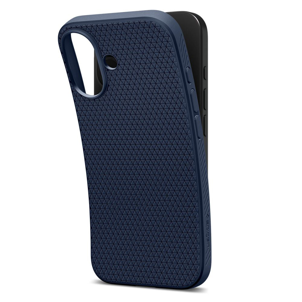 Funda para Apple iPhone 17, Spigen, Liquid Air, Azul Marino ACS10370