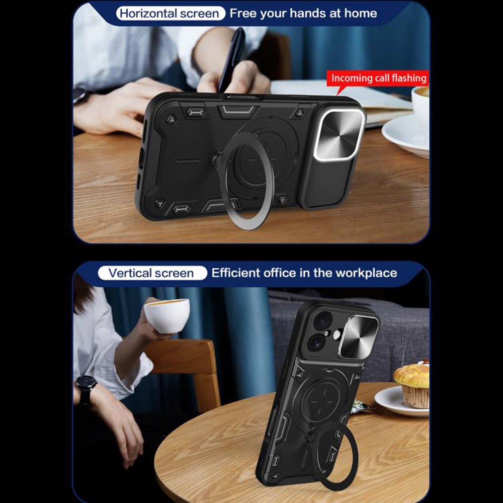 Funda para Apple iPhone 17, Techsuit, CamGuard Pro, Rosa Dorado