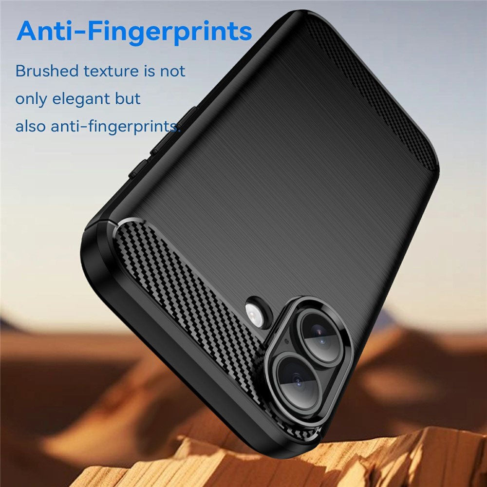 Funda para Apple iPhone 17, Techsuit, Carbono, Negra