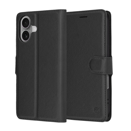 Funda para Apple iPhone 17, Techsuit, Leather Folio, Negra