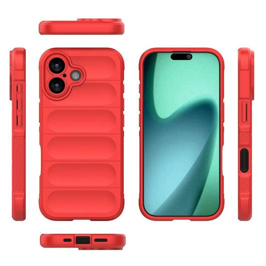 Funda para Apple iPhone 17, Techsuit, Magic Shield, Roja