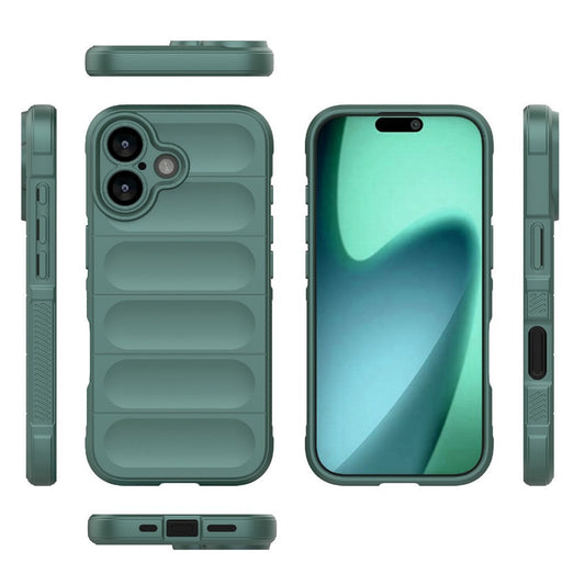 Funda para Apple iPhone 17, Techsuit, Magic Shield, Verde