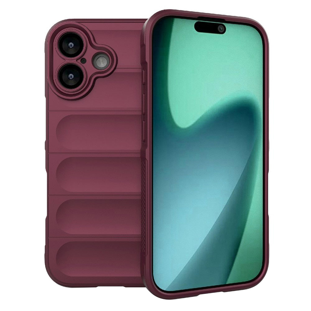 Funda para Apple iPhone 17, Techsuit, Magic Shield, Granate