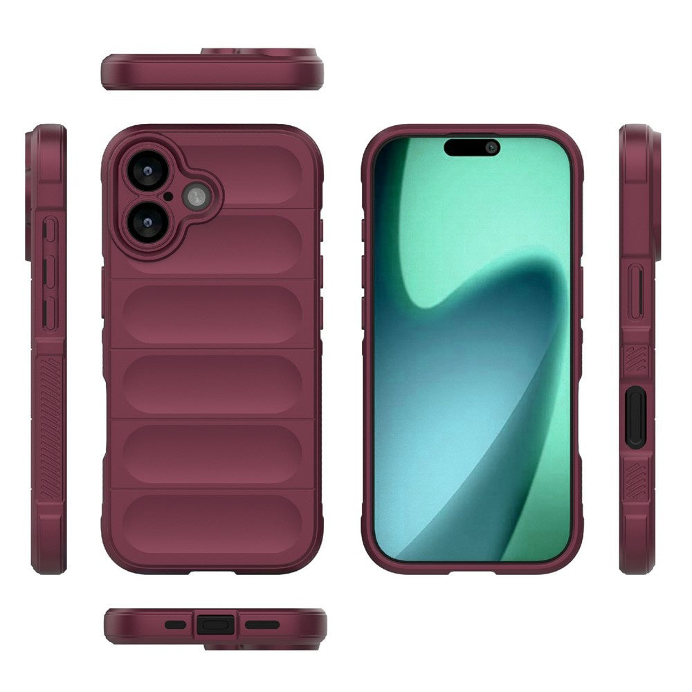 Funda para Apple iPhone 17, Techsuit, Magic Shield, Granate