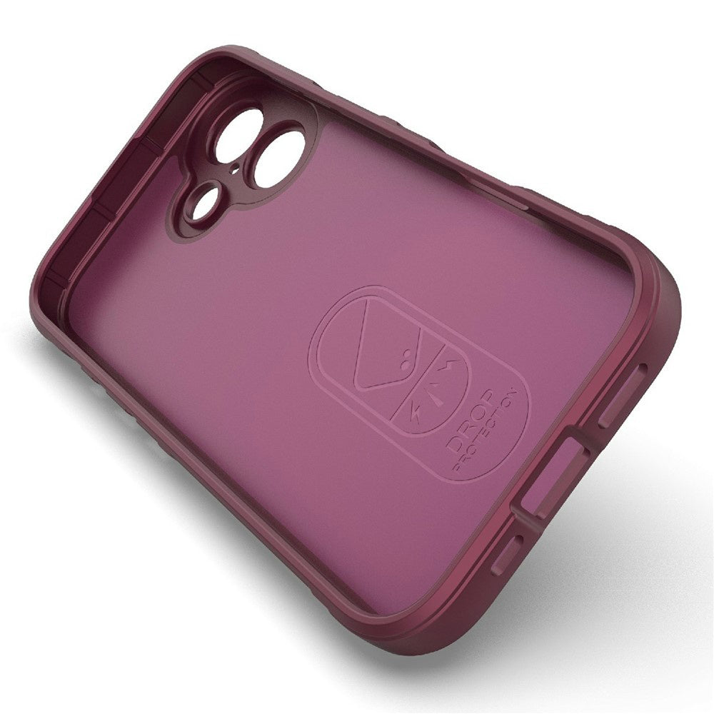 Funda para Apple iPhone 17, Techsuit, Magic Shield, Granate