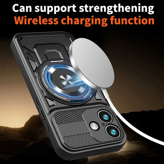 Funda para Apple iPhone 17, Techsuit, RuggedCam, Negra