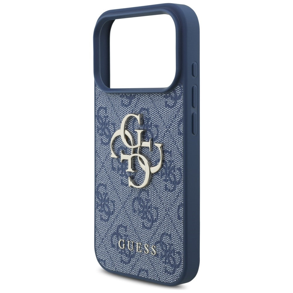 Funda para Apple iPhone 18 Pro / 17 Pro, Guess, 4G Big Logo, Azul