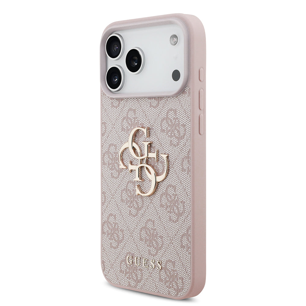 Funda para Apple iPhone 18 Pro / 17 Pro, Guess, 4G Big Logo, Rosa