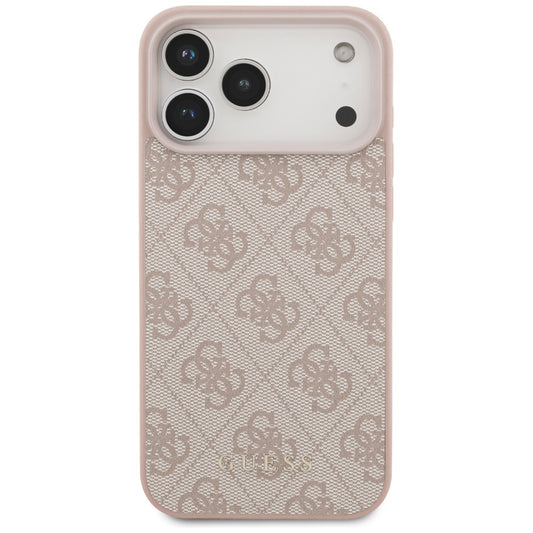 Funda para Apple iPhone 18 Pro / 17 Pro, Guess, 4G Classic Logo, Rosa