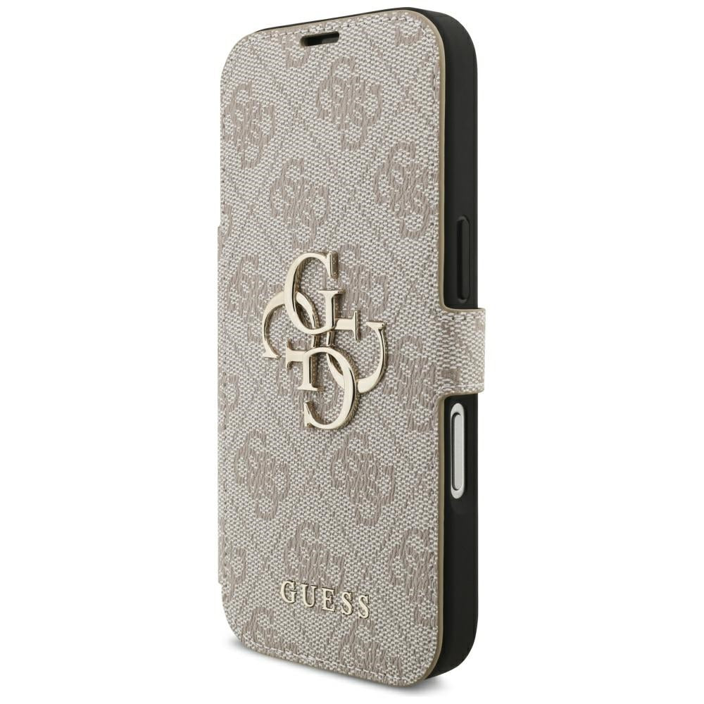 Funda para Apple iPhone 18 Pro / 17 Pro, Guess, Logo Metálico 4G, Rosa