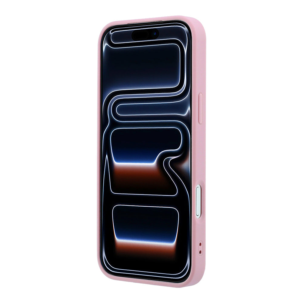 Funda para Apple iPhone 18 Pro / 17 Pro, Guess, Fixed Glitter Big 4G, Rosa