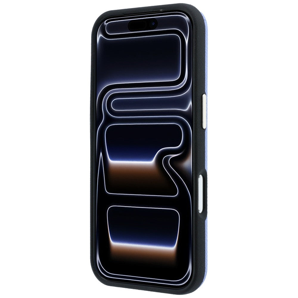 Funda para Apple iPhone 18 Pro / 17 Pro, Guess, Logo Grande de Resina Granulada, Azul