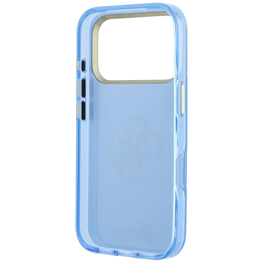 Funda para Apple iPhone 18 Pro / 17 Pro, Guess, IML 4G Metal Script, Azul