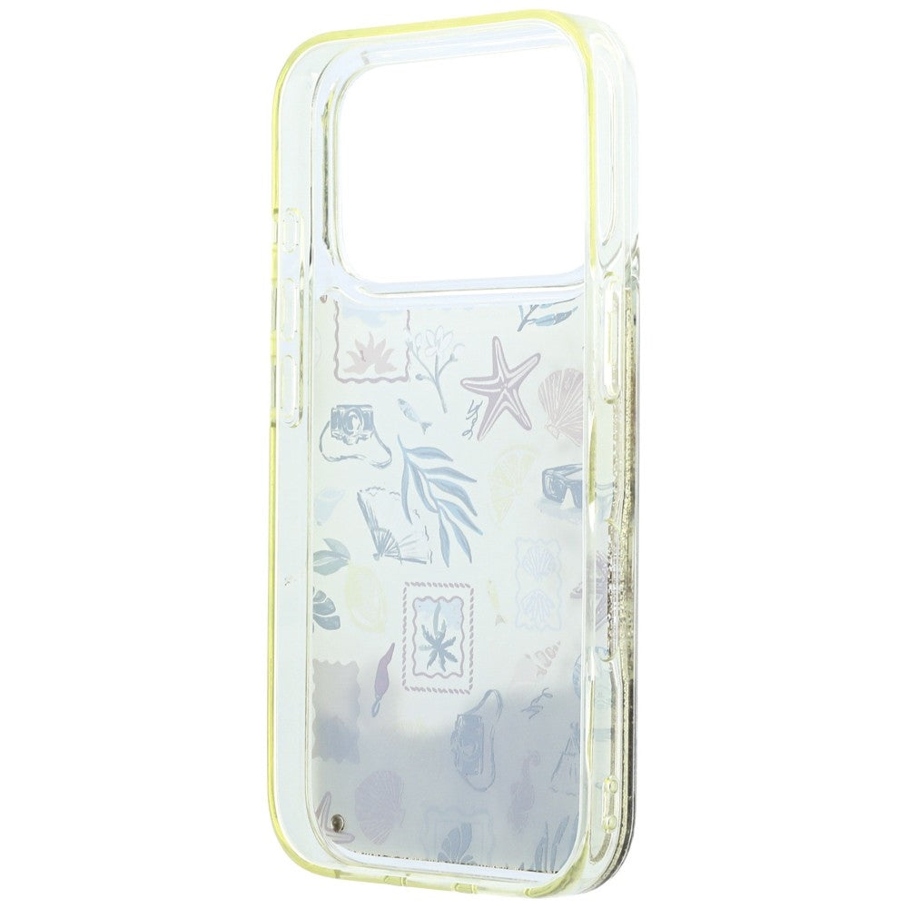 Funda para Apple iPhone 18 Pro / 17 Pro, Karl Lagerfeld, Liquid Glitter Beach and Sand, Beige