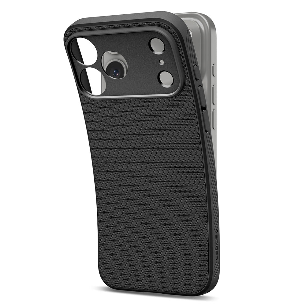 Funda para Apple iPhone 18 Pro / 17 Pro, Spigen, Liquid Air, Negra Mate ACS12149