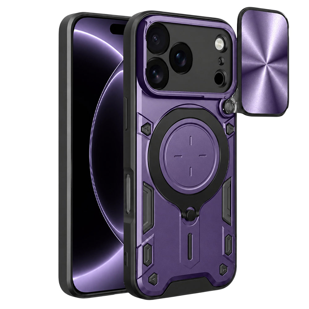 Funda para Apple iPhone 18 Pro / 17 Pro, Techsuit, CamGuard Pro, Morado