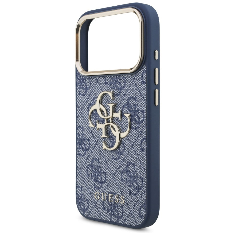 Funda para Apple iPhone 18 Pro Max / 17 Pro Max, Guess, 4G Big Classic Logo, Azul