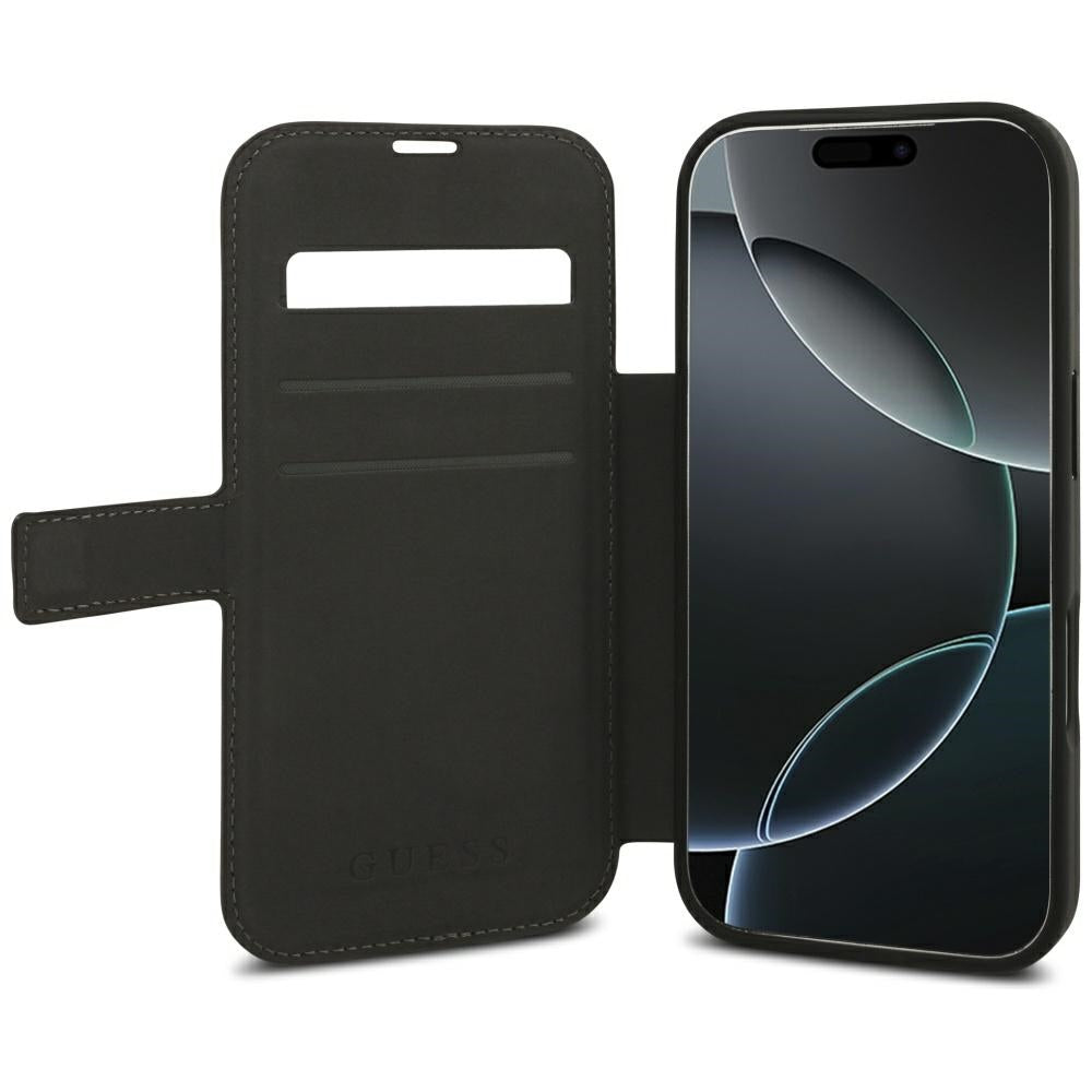 Funda para Apple iPhone 18 Pro Max / 17 Pro Max, Guess, Logo Metálico 4G, Marrón