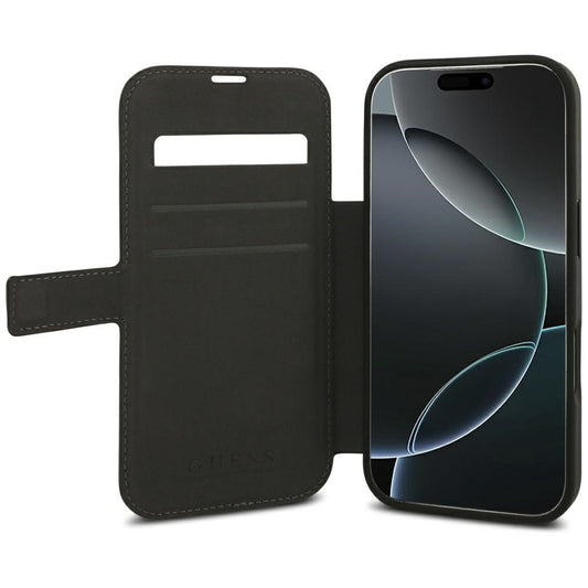 Funda para Apple iPhone 18 Pro Max / 17 Pro Max, Guess, Logo Metálico 4G, Marrón