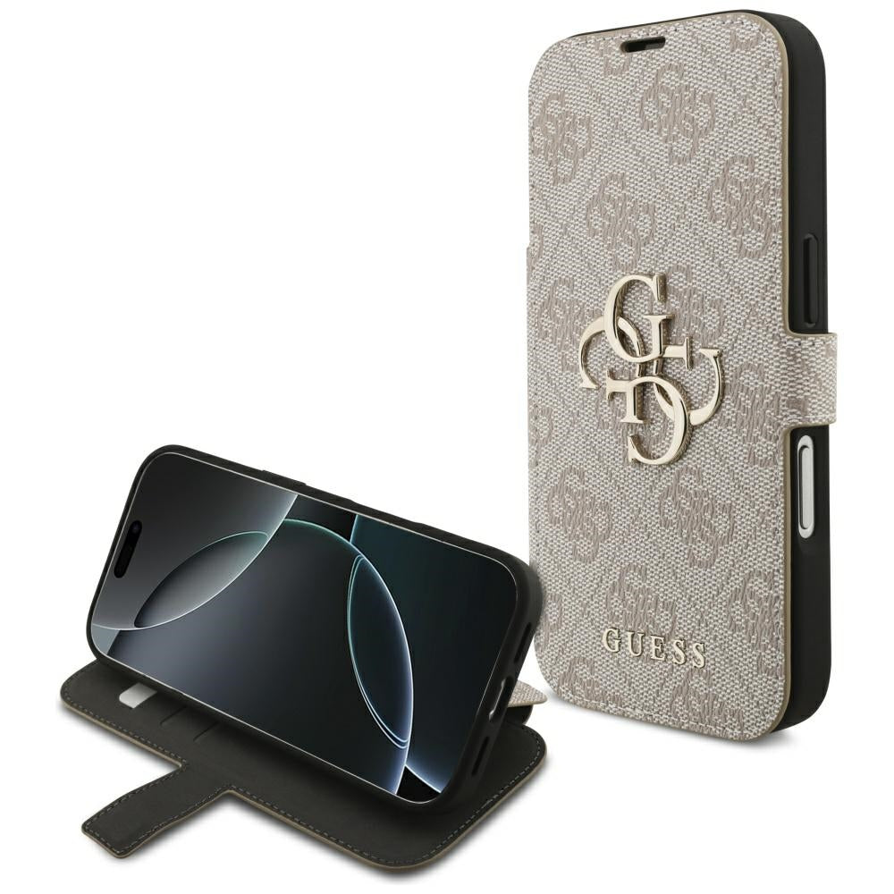 Funda para Apple iPhone 18 Pro Max / 17 Pro Max, Guess, Logo Metálico 4G, Rosa