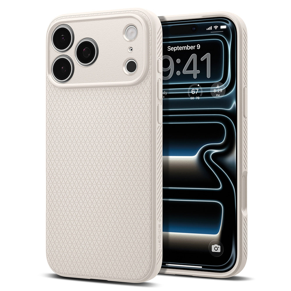 Funda para Apple iPhone 18 Pro Max / 17 Pro Max, Spigen, Liquid Air, Beige ACS12114