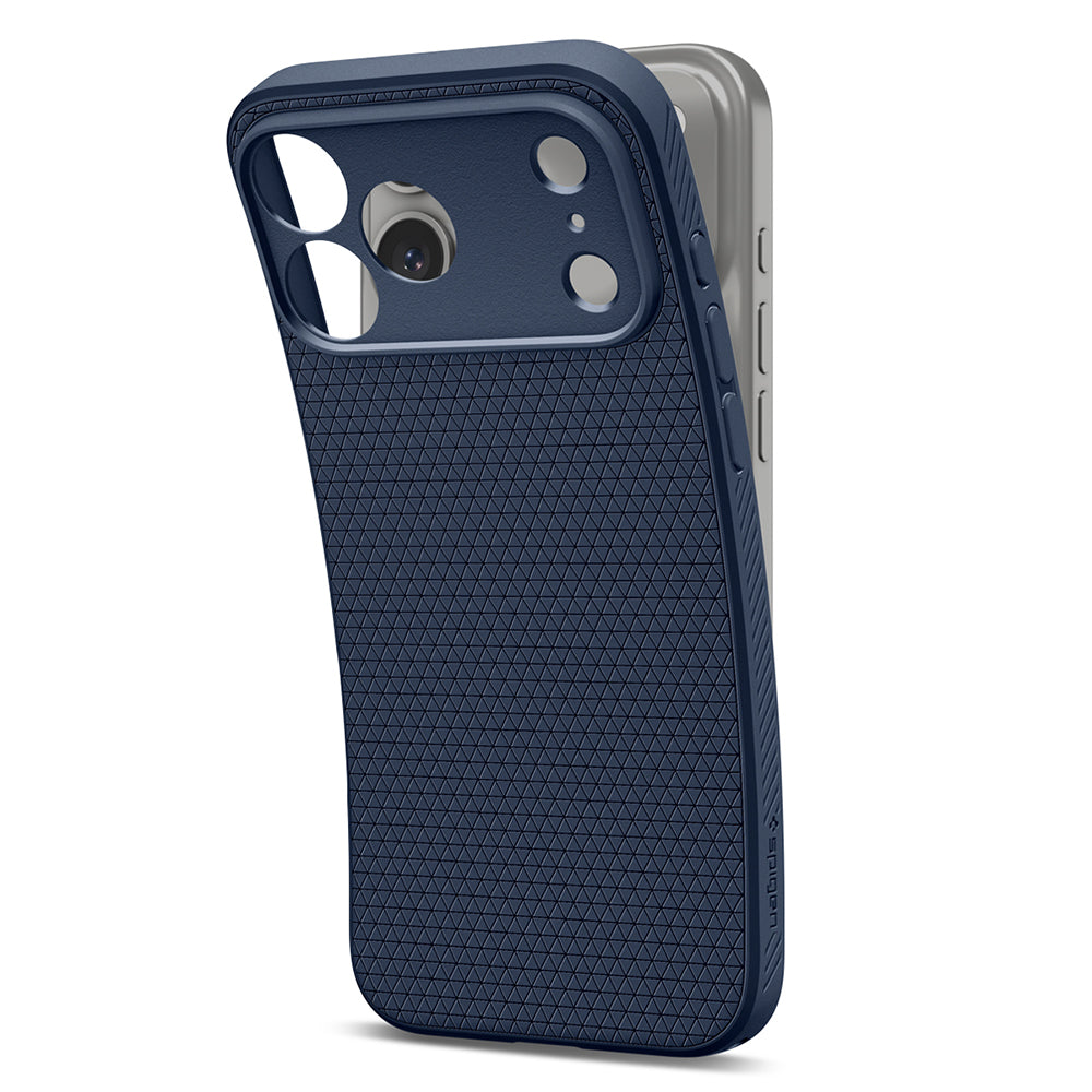 Funda para Apple iPhone 18 Pro Max / 17 Pro Max, Spigen, Liquid Air, Azul Marino ACS12112