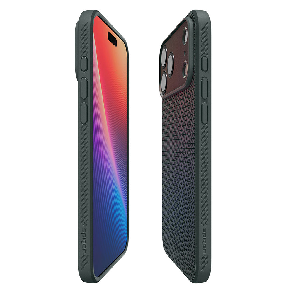 Funda para Apple iPhone 18 Pro Max / 17 Pro Max, Spigen, Liquid Air, Verde ACS12113