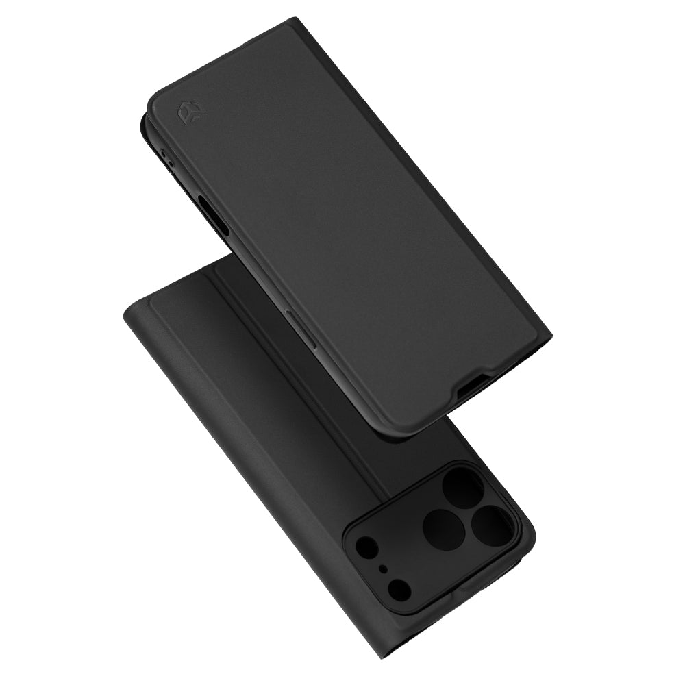 Funda para Apple iPhone 18 Pro Max / 17 Pro Max, Techsuit, Magskin Book, Negra
