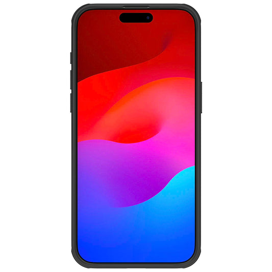Funda para Apple iPhone 16, Nillkin, Super Frosted Shield Pro, Negro