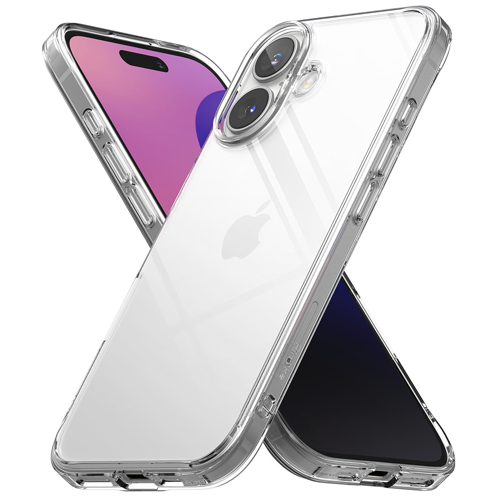 Funda para Apple iPhone 16, Ringke, Fusion, Transparente