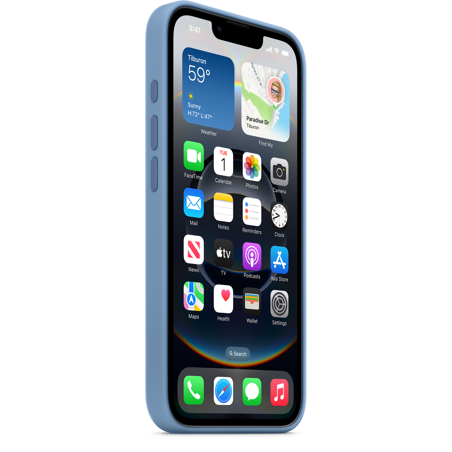 Funda para Apple iPhone 16e, Azul MD3Q4ZM/A