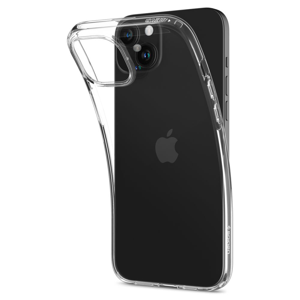 Funda para Apple iPhone 15, Spigen, Liquid Crystal, Transparente