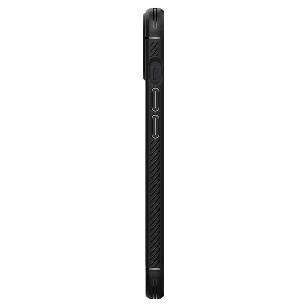 Funda para Apple iPhone 13, Spigen, Rugged Armor, Negra ACS03518