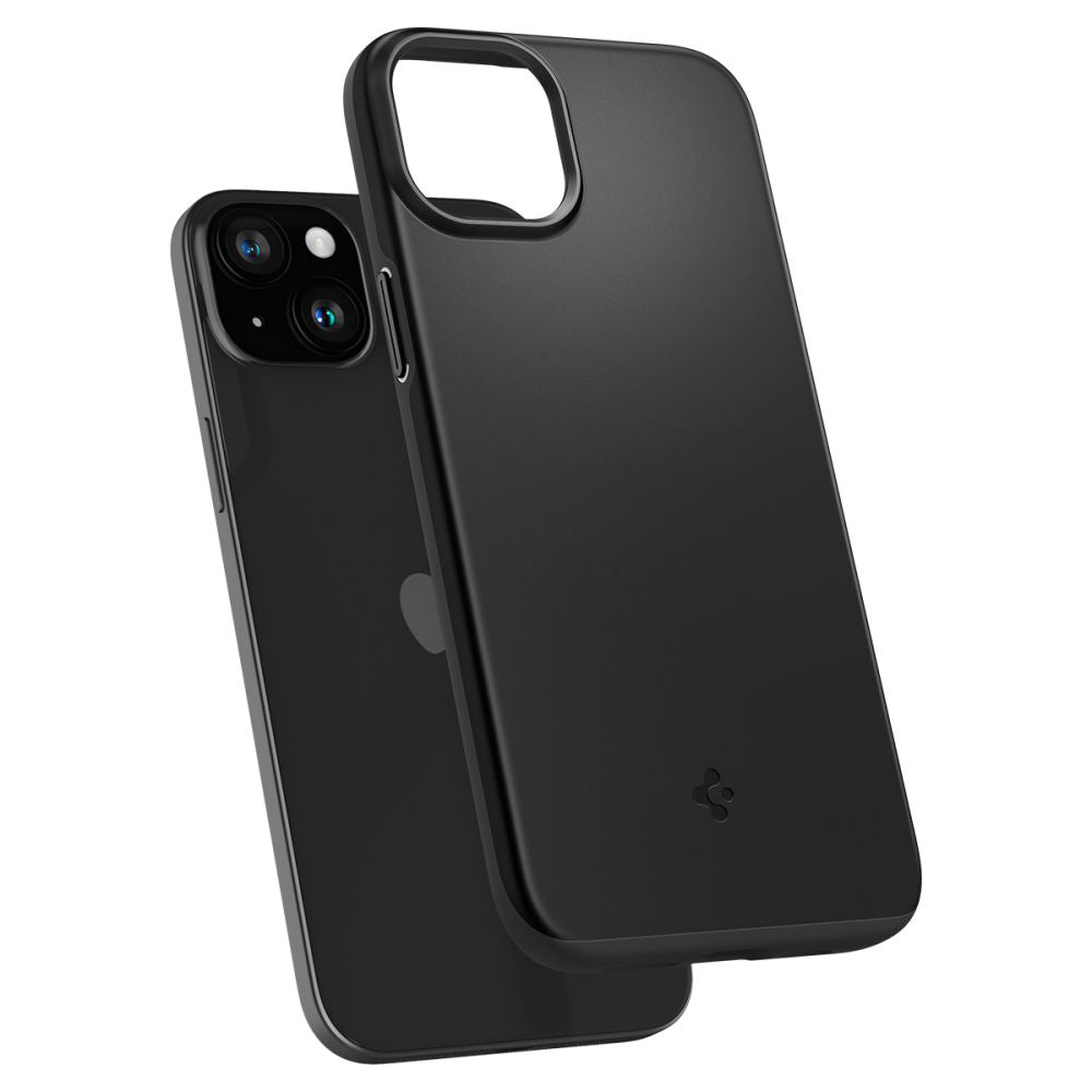 Funda para Apple iPhone 15, Spigen, Thin Fit, Negra ACS06776