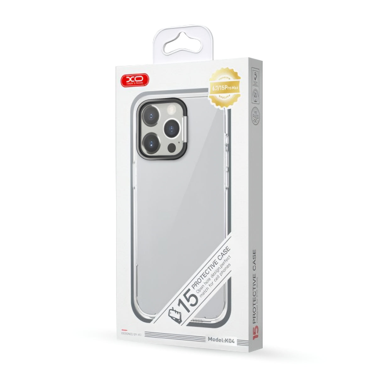 Funda para Apple iPhone 15 Pro, XO Design, Hidden Stand, Negra