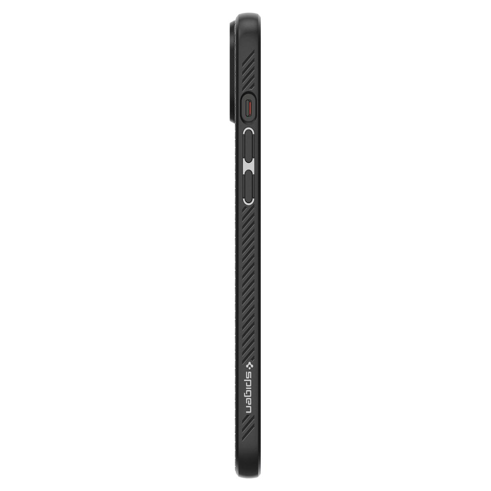 Funda para Apple iPhone 15, Spigen, Liquid Air Matte, Negro ACS06790