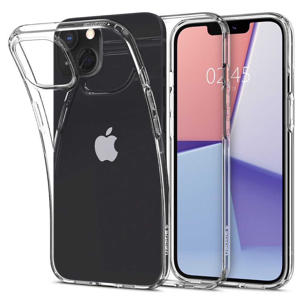 Funda para Apple iPhone 13, Spigen, Cristal líquido, Transparente
