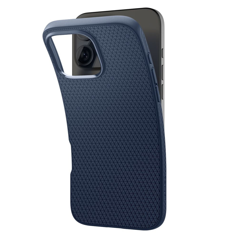 Funda para Apple iPhone 16 Pro Max, Spigen, Liquid Air, Azul ACS07989