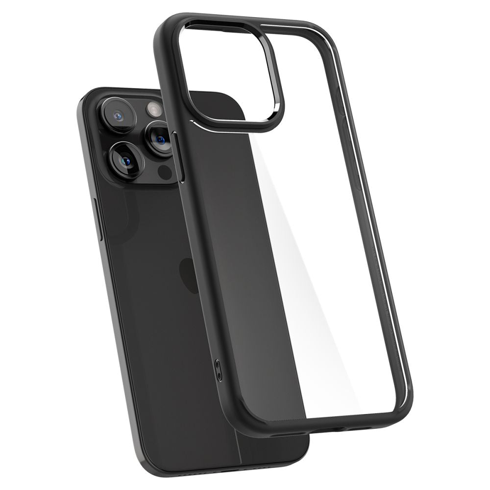 Funda para Apple iPhone 15 Pro, Spigen, Ultra Hybrid, Negra Mate ACS06713