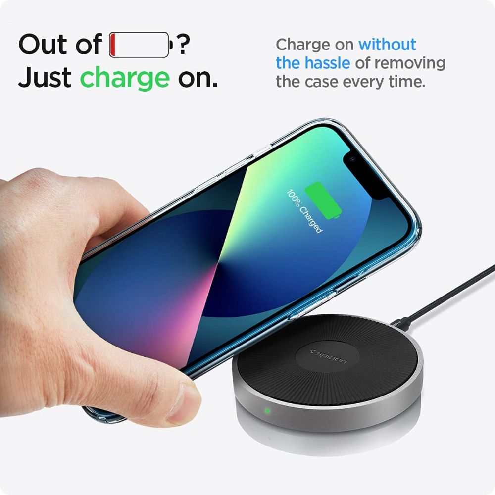 Funda para Apple iPhone 13, Spigen, Cristal líquido, Transparente