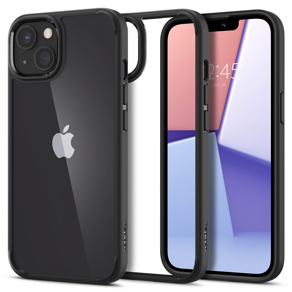 Funda para Apple iPhone 13, Spigen, Ultra Hybrid, Negro