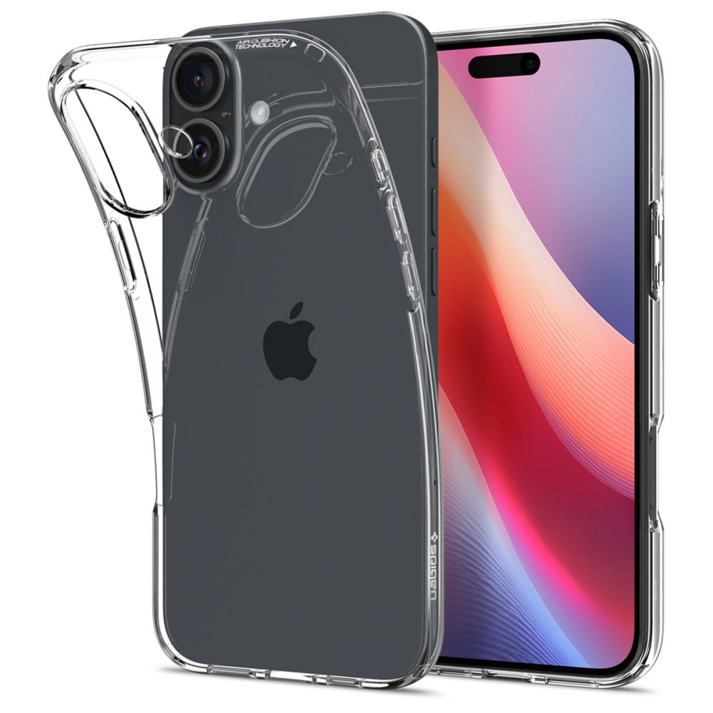 Funda para Apple iPhone 16, Spigen, cristal líquido, transparente ACS08190