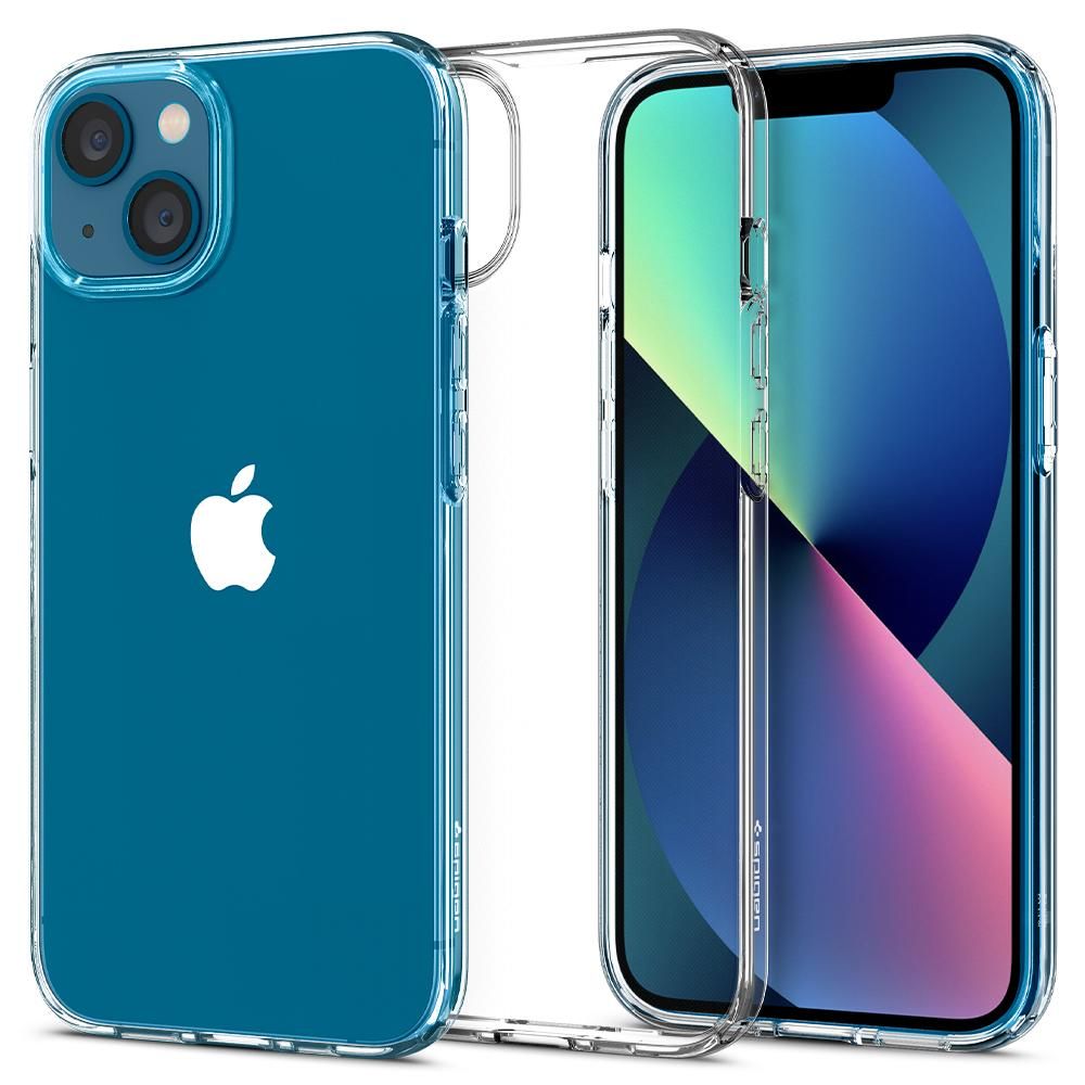 Funda para Apple iPhone 13, Spigen, Cristal líquido, Transparente