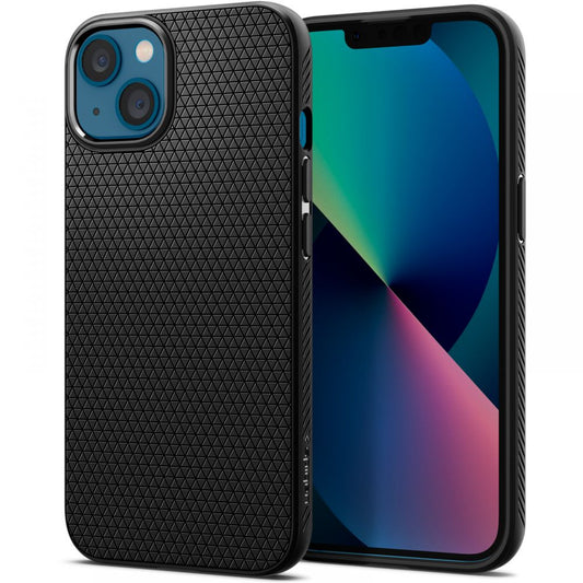 Funda para Apple iPhone 13, Spigen, Liquid Air, Negro