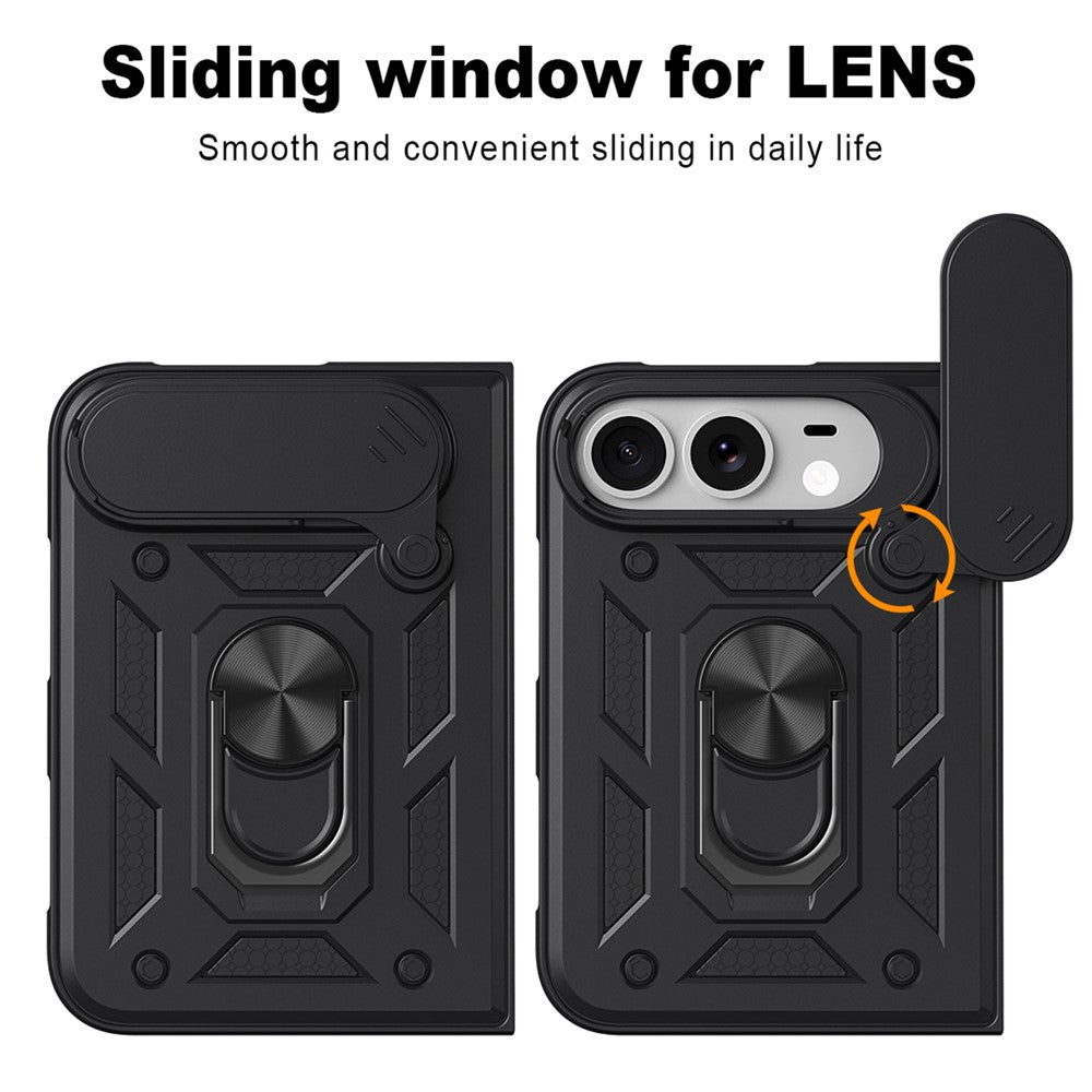 Funda para Apple iPhone Duo, Techsuit, CamShield, Negra