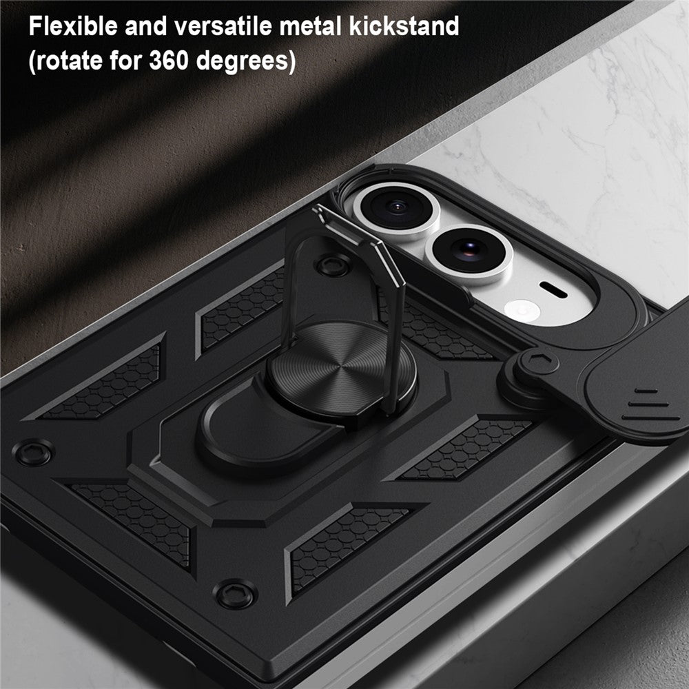 Funda para Apple iPhone Duo, Techsuit, CamShield, Negra