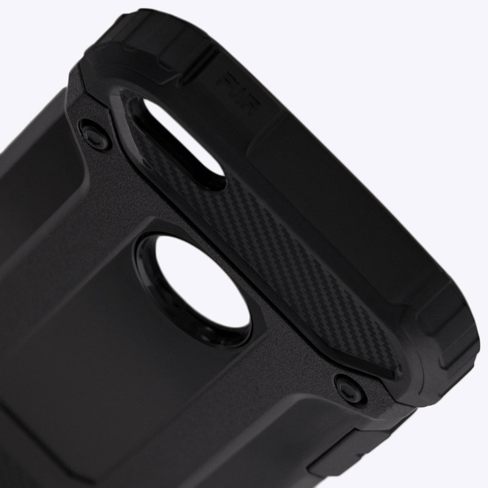 Funda para Apple iPhone SE (2016) / 5 / 5s, Techsuit, Hybrid Armor, Negra