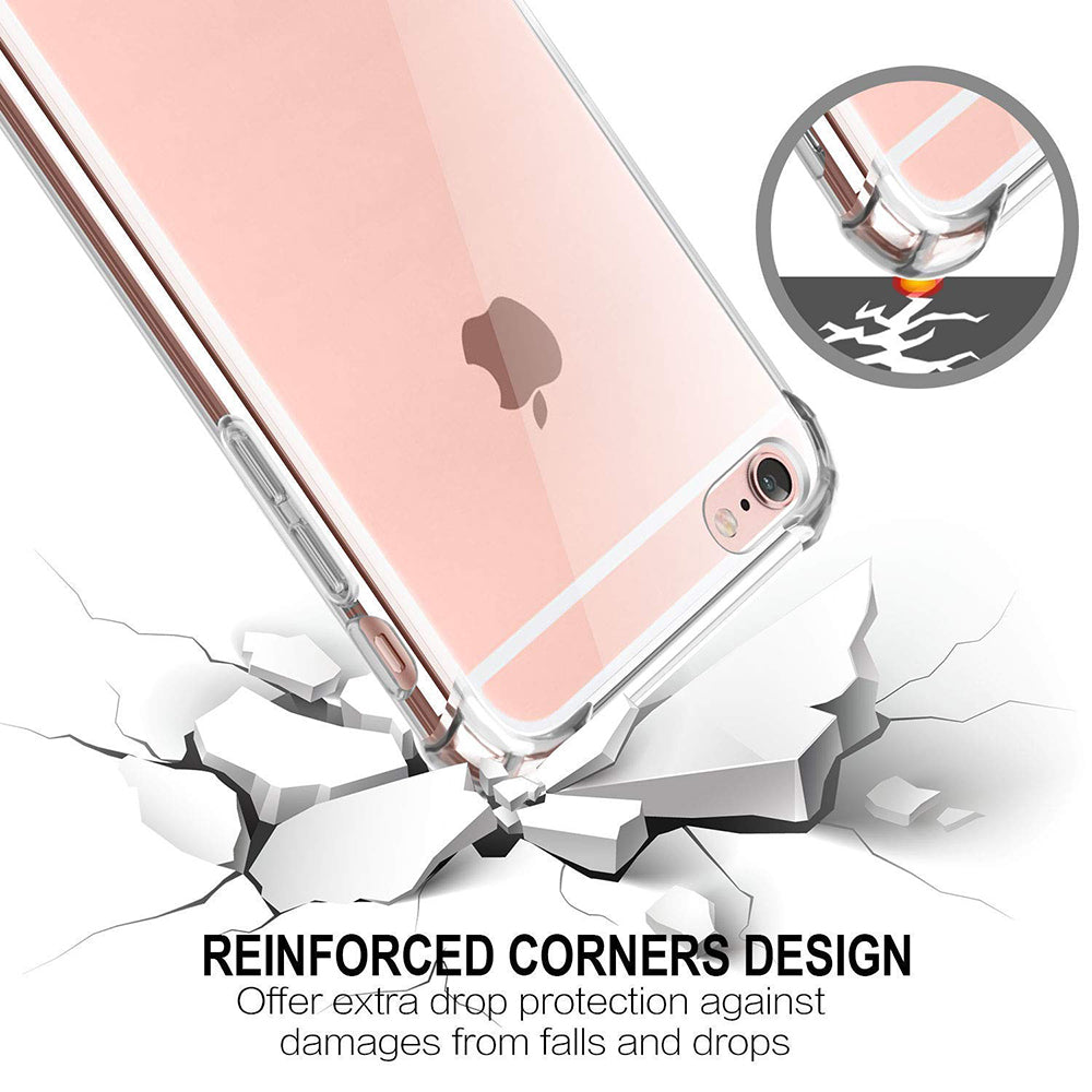 Funda para Apple iPhone SE (2016) / 5 / 5s, Techsuit, Transparente a prueba de golpes