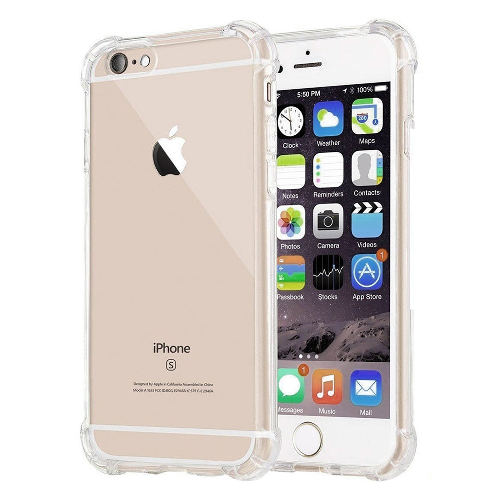 Funda para Apple iPhone SE (2022) / SE (2020) / 8 / 7, Techsuit, Transparente a prueba de golpes