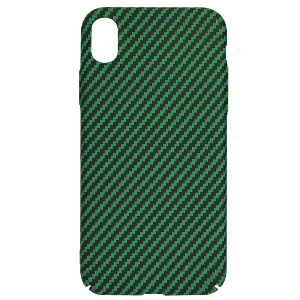 Funda para Apple iPhone XR, Techsuit, Carbonite FiberShell, Verde